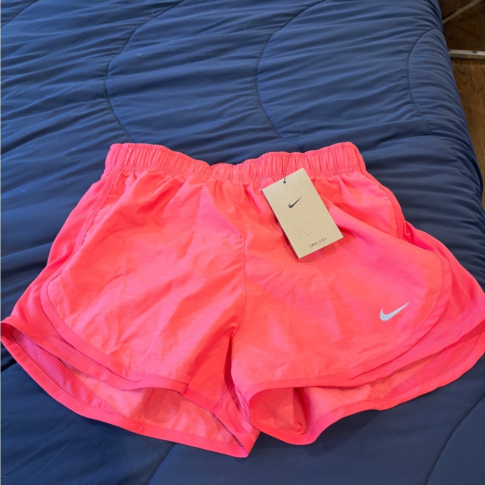 Nike Women's Dri Fit Pink Running Shorts - S
